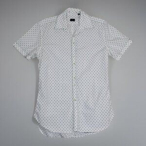 PS Paul Smith Green Polka Dot Short Sleeve Button-Up Shirt Mens Small